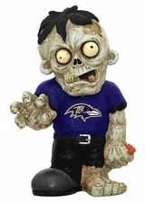 Forever Collectibles Team Zombie Baltimore Ravens Zombie Figure With Box 8"