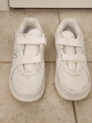 Size 10.5 New Balance 577 White Walking Shoe Strap