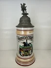 Antique Original Military Regimental German Beer Stein Pre-WWI WW1