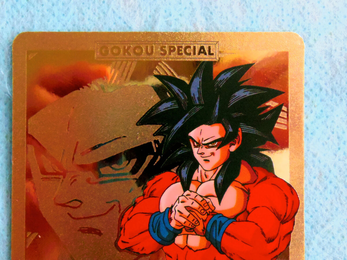 OOAK DRAGONBALL GT CARDDASS Part29 Gold Card No.127 1127 Super