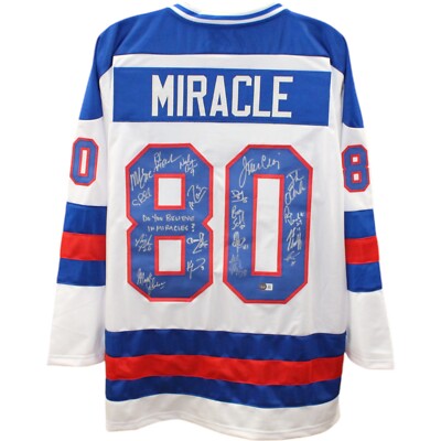 Miricle On Ice 1980 USA Olympic Miracle On Ice Hockey Jersey