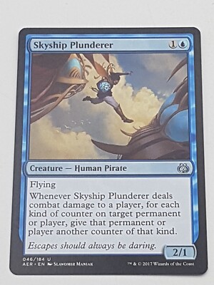 Magic the Gathering Einzelkarte Skyship Plunderer bespielt