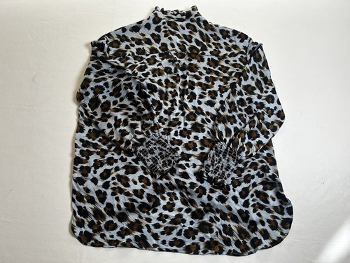 Patrizia Luca Milano Women’s Large Blouse Artsy Multicolored Long Sleeve - Picture 9 of 10