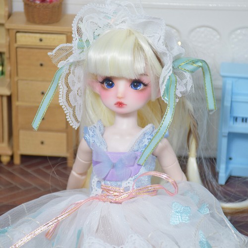 12 inch Height Girl Doll Xmas Gift for Children with Dress Shoes Makeup Full Set - Picture 8 of 14
