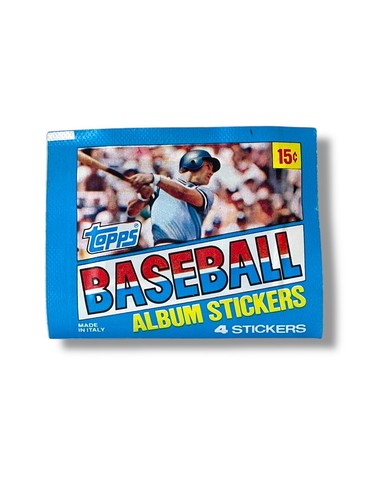 1981 Topps Baseball Album Stickers 100 Ct. Box - Picture 2 of 4