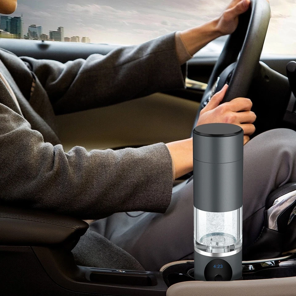 230ml Portable Hydrogen Rich Water Maker Alkaline Bottle Cup Ionizer Generator - Image 4 of 4