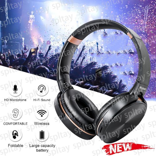 Premium HiFi Kopfhörer Stereo Faltbares Kopfhörer Bluetooth On Over Ear Wireless - Bild 2 von 11