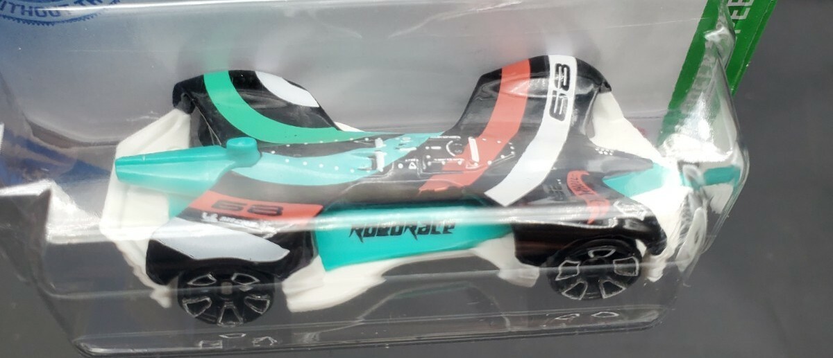 Hot Wheels HW Green Speed Roborace Robocar New in Package Fast