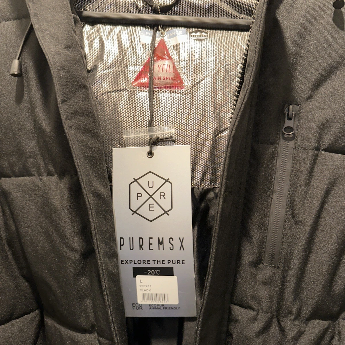 Puremsx mens sales winter jacket