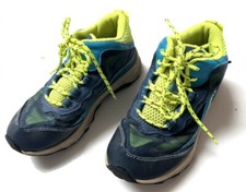 MERRELL MOAB Sz 1 M Boys Waterproof Hiking Boots MK266776 Blue Green