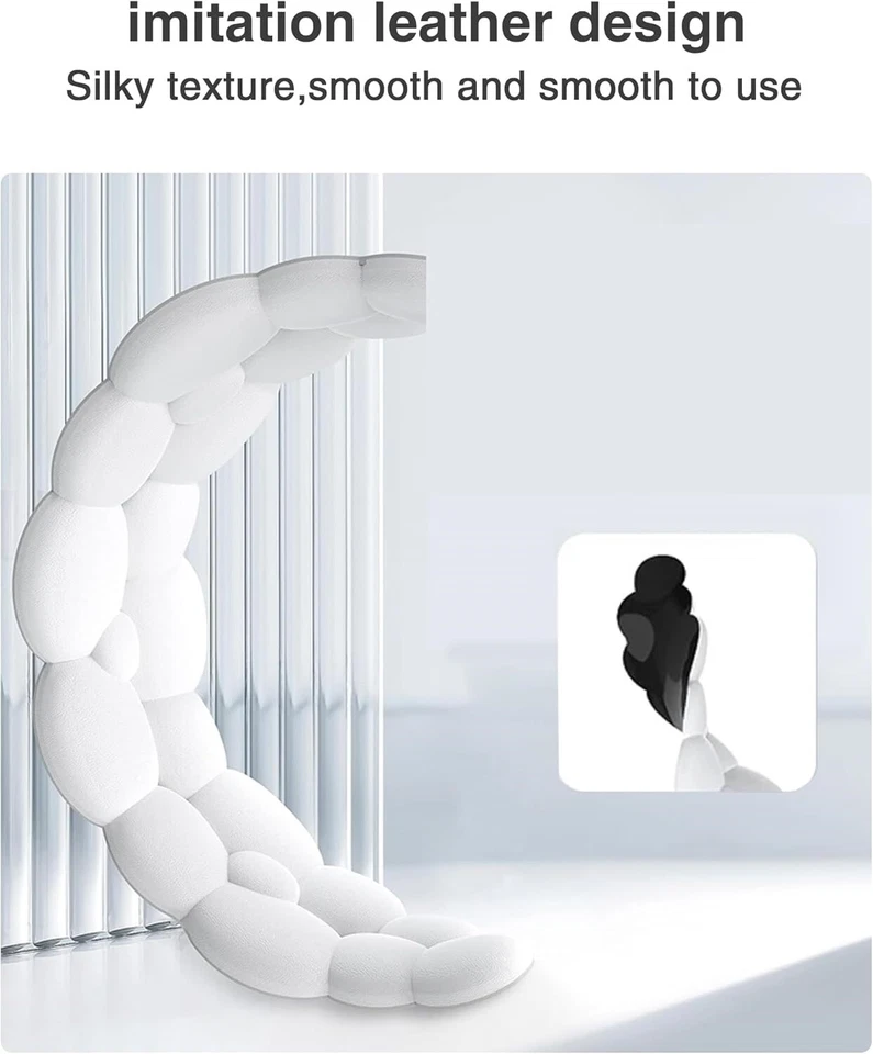 Reposamuñecas con teclado en forma de nube: ultra suave, felpa y lujosamente cómodo Foto 4 de 4