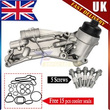 Alloggiamento filtro radiatore olio e guarnizioni per Vauxhall GM Astra Vectra Zafira Insignia