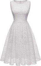 Kingfancy Perfect For Costume , 1950 Cocktail Lace Vintage Dresses XS