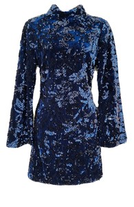 karen millen high neck mini dress