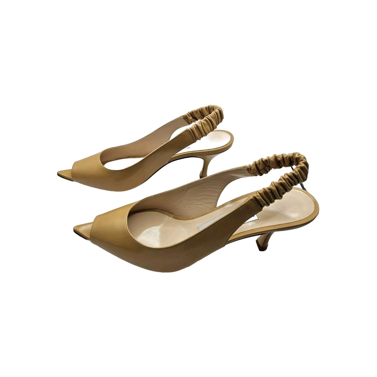 Nebuloni E. Olga Slingback Heels Made in Italy US 8 EU 38 New Box 