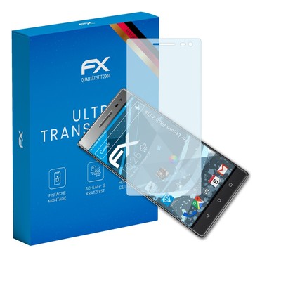 atFoliX 3x Displayschutzfolie für Lenovo Phab 2 Pro Schutzfolie klar Folie