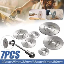 7PCS HSS Circular Saw Blades for Wood Cutting Disc Rotary Tool Cutting Wood Tool
