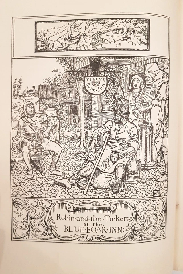 THE MERRY ADVENTURES OF ROBIN HOOD - Howard Pyle. Illustrated Early Edition 1892 - Image 4 of 4