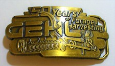 Gehl Equipment 50 Years Limited Edition Numbered 532/5000 Brass Belt Buckle 1993