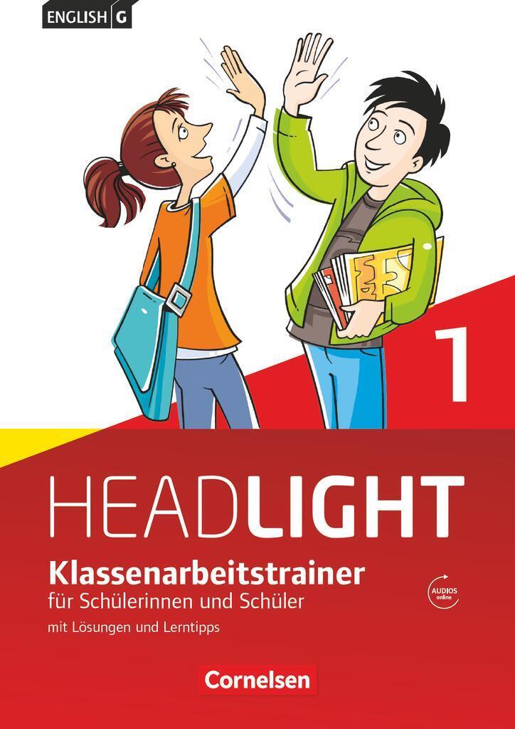 English Headlight 01: 5. Schuljahr. Klassenarbeitstrainer Mit Lösungen