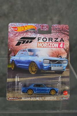 Hot Wheels Premium Diecast Forza Horizon 4 Real Riders Nissan Skyline 2000 GT-x