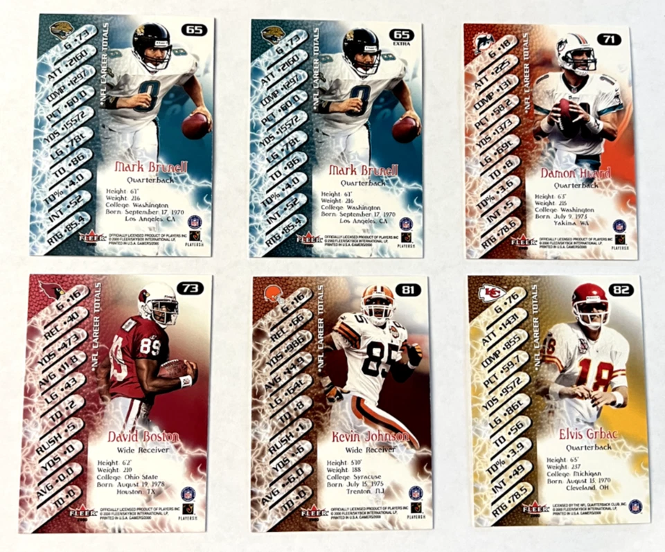 2000 Fleer Gamers SkyBox #73 David Boston Arizona Cardinals NFL - Image 4 of 4