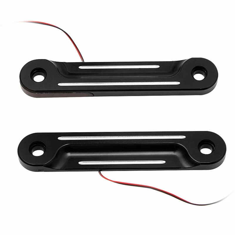 Front LED Flush Fork Turn Signal Brackets For Harley Touring Electra Glide 98-21 - Image 3 of 4