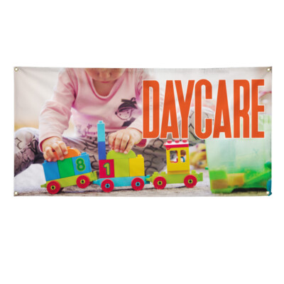 Vinyl Banner Multiple Sizes Daycare Outdoor Advertising Printing C Education