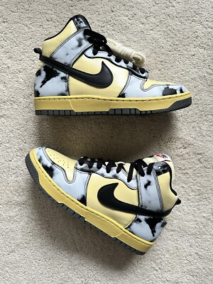 Size 9 - Nike Dunk High 1985 Black Acid Wash 2021