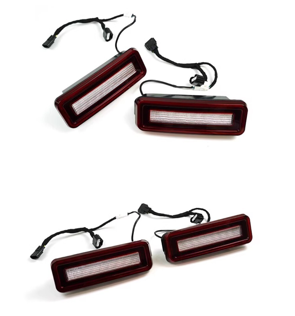 r 新型ディフェンダー テールランプセット レッド Amazon.com: ZYCARE Reverse Tail Lamp LED Light Fits For Land
