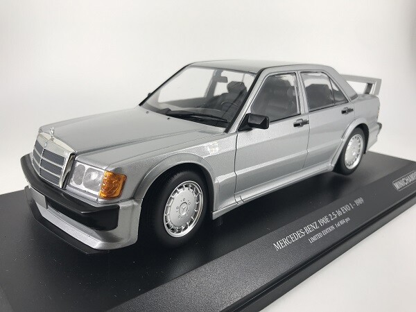 Minichamps 1/18 Mercedes Benz 190E 2.5-16 Evo 2 Silver