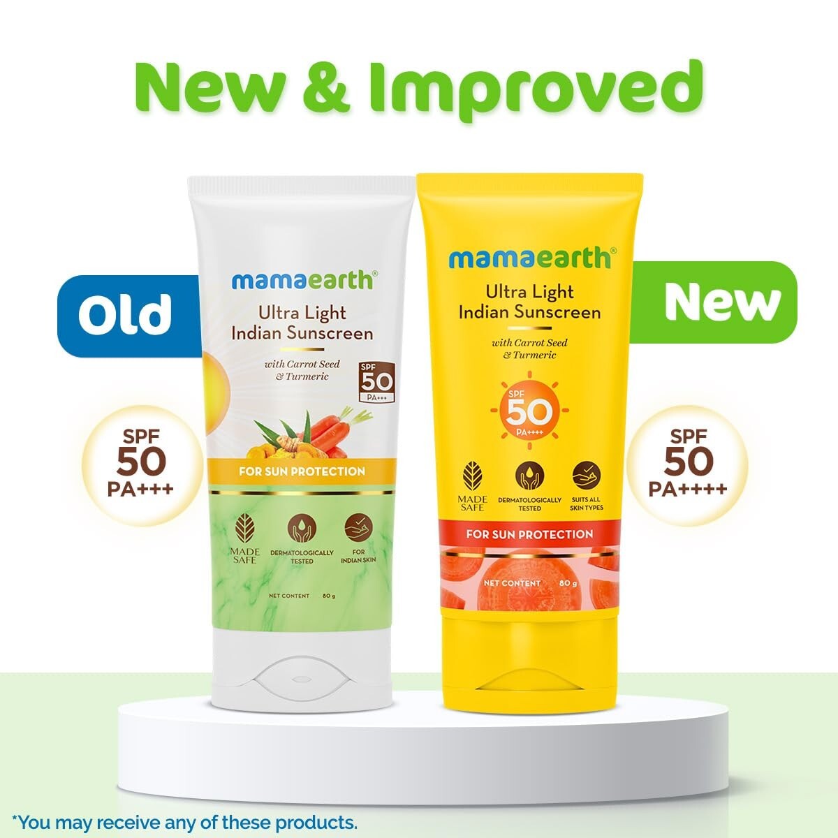 まま　　ハクアリード 4セット SPF50+ PA++++ Mamaearth's Ultra Light Natural Sunscreen Lotion SPF 50 PA