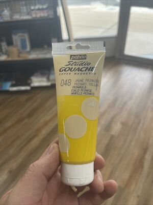 Pebeo Studio gouache primary yellow 100ml