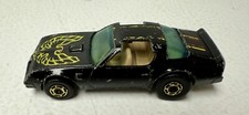 1982 Hot Wheels Hot Bird Firebird Trans Am Black Hot Ones Hong Kong 1977 RARE