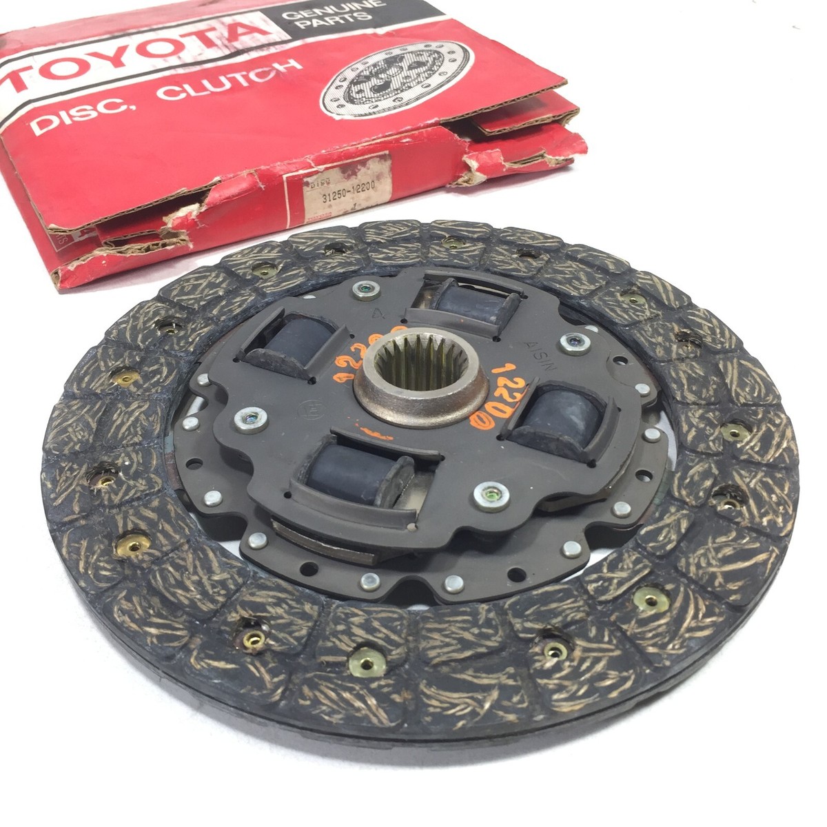 Clutch Disc Assy 31250-12200 Toyota Corolla AE82 AE91 EE90 Genuine