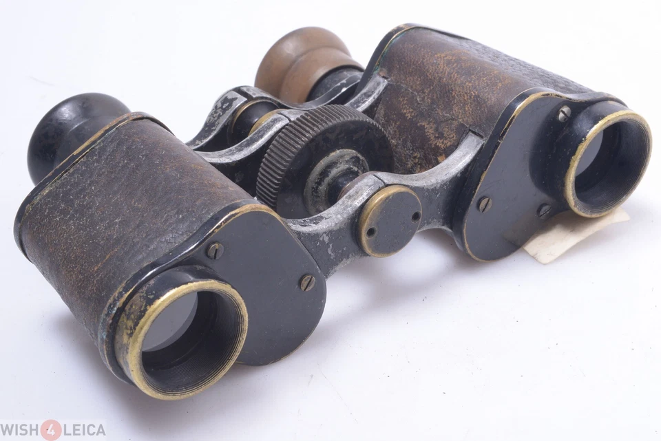 ✅ BINOCULARS GERMAN, ENGLISH, FRENCE? NG ENGRAVED 6X ANTIQUE PRISM MILITAIRY? - Image 3 of 4