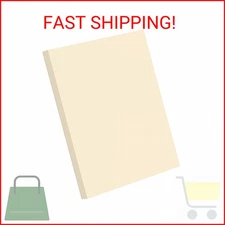 Cream Pastel Color Card Stock Paper, 67lb Cover Medium Weight Cardstock, for Art
