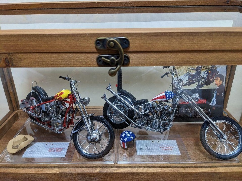 Easy Rider Captain America & Billy Chopper Bike Franklin Mint ...