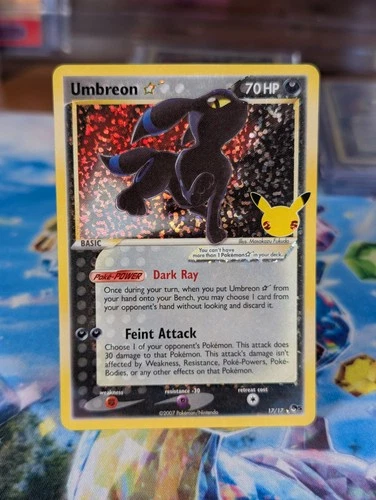 Umbreon Gold Star Celebrations 17/17 NM 🔥
