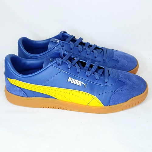 Puma Club 5v5 SD Vintage men's shoes 39510405 blue Clyde Royal-Yellow - Picture 2 of 11
