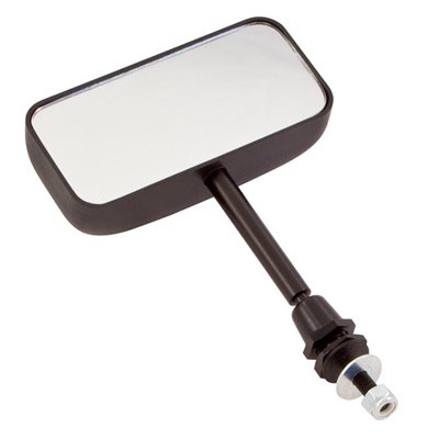 Racetech F1 Rückspiegel - Flachglas - gerade verstellbar 80 mm - schwarz