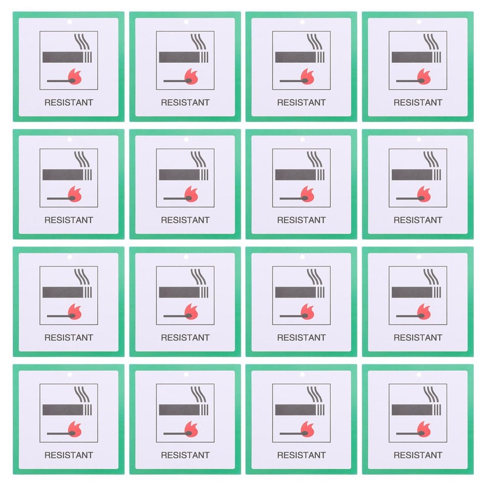 30 Pcs Fireproof Signs Danger Flammable Storage Cabinet Label Point ...