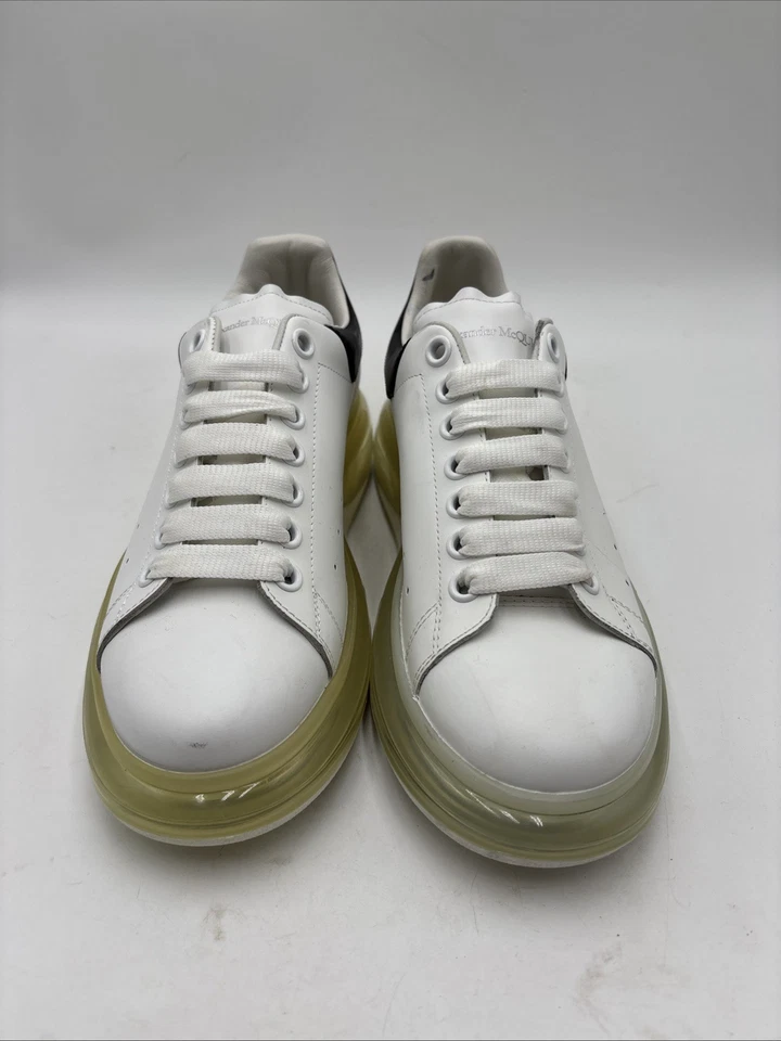 Alexander McQueen Oversized Sneakers Transparent Midsole White Size 39 - Image 2 of 4