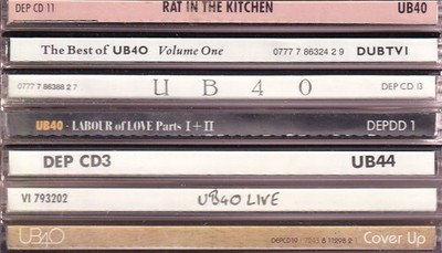 UB40 - 7 CD-Pack - 7x Album - SAMMLUNG PAKET