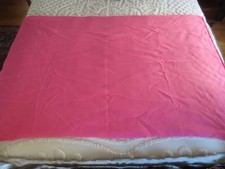 4855. SOLID PINK Apparel, Craft FLEECE FABRIC - 61" x 1 yd.