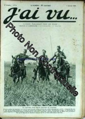 ICH SAH [Nr. 8] vom 07.01.1915 - DIE GEFANGENNAHME EINES ALS HUSAR VERKLEIDETEN UHLANS