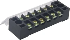 ZOOKOTO 600V 15A 2pcs 6 Position Double Row Wire 6P, 6P 