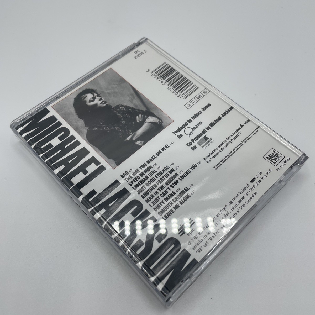 Michael Jackson/BAD minidisc版 MD MICHAEL JACKSON - BAD MiniDisc MD Album 1987 | eBay UK