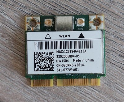 Broadcom MCB94313HMG2L   Gebrauchte Wi Fi Karte (Mini PCIe, 802.11b/g/n)