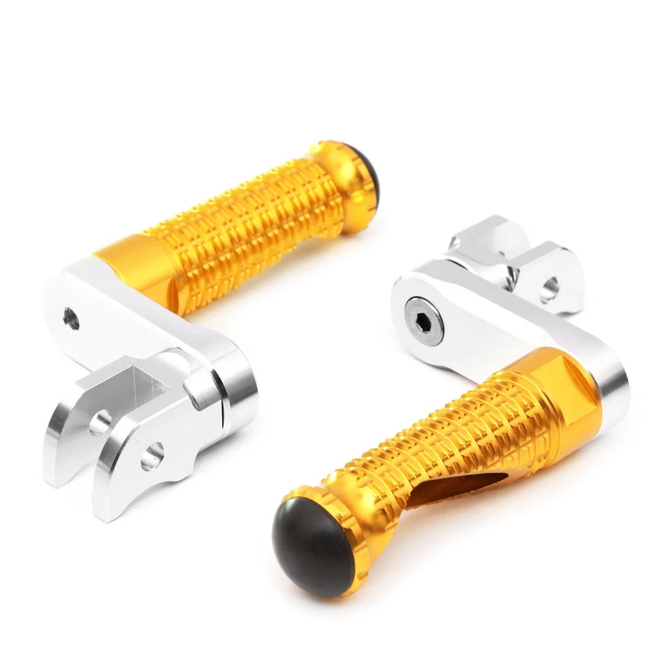 Clavijas de pie delanteras doradas elevables MPRO 1,5 pulgadas para ZX-6R NINJA ZX-600 95-00 01 02 Foto 3 de 4